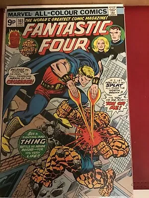 Buy Marvel _ The Fantastic Four # 165 _ Vg/fn _ 1975 _ Pence Copy _ • 7.95£