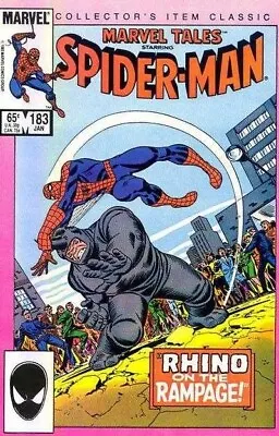 Buy Marvel Tales Vol:1 #183 Spider-man 1986 • 5.95£