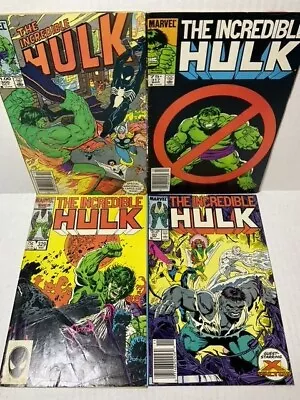 Buy Incredible HULK Comic Books (Lot Of 4: Issue #300, 317, 329 & 337) Copper Age 👍 • 15.99£