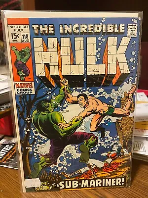 Buy The Incredible Hulk #118 - Vs. Namor - Sub-Mariner   - Classic - VF • 31.60£