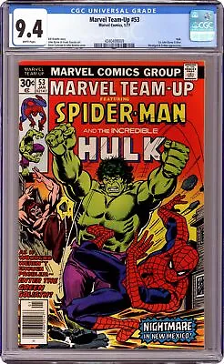 Buy Marvel Team-Up #53 CGC 9.4 1977 4340499009 • 173.27£