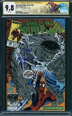 Buy Amazing Spider-Man #328 (Marvel, 1990) CGC 9.8 SS White - Signed By McFarlane • 433.67£