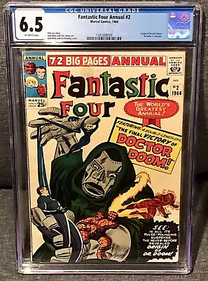 Buy Fantastic Four Annual #2 Cgc 6.5 • 559.66£