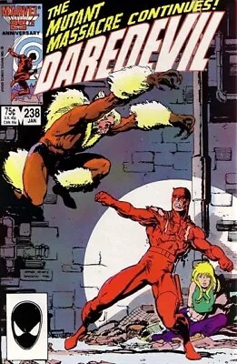 Buy Daredevil (1964) # 238 (8.0-VF) Sabretooth, Art Adams Cover 1987 • 9£