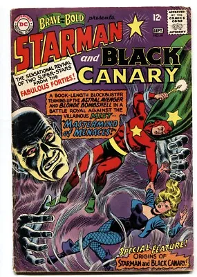 Buy Brave And The Bold #61 1965 1st Silver Age Mist- Black Canary & Starman Origin • 30.62£