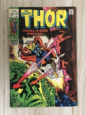 Buy THOR #161 1969 Galactus Appearance Marvel Comics • 45£