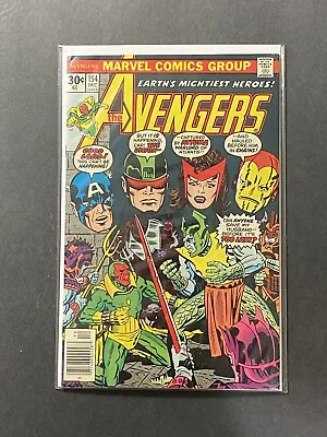 Buy Marvel Comic Book Bronze Age  The Avengers #154 Newsstand • 15.76£