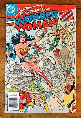 Buy Wonder Woman 1st Series #300 (1982) Newstand 1st App Of Fury Lyta Trevor VF/NM • 14.30£