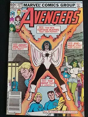 Buy Avengers 227 Marvel 1983 2nd Appearance Monica Rambeu Captain Marvel Newsstand B • 12.79£