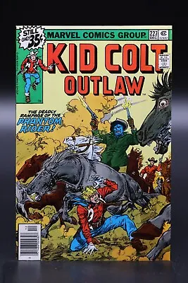 Buy Kid Colt Outlaw (1948) #227 1st Print John Buscema Cover Reprints #124 VF+ • 5£