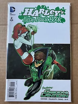 Buy HARLEYS LITTLE BLACK BOOK #2 1:25 John Timms VARIANT Green Lantern Harley Quinn • 8.02£