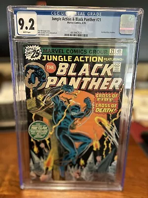 Buy Jungle Action & Black Panther #21 (1976) Marvel CGC 9.2 White John Romita • 118.59£