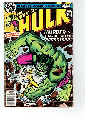 Buy The Incredible Hulk #228 GD/VG 3.0 1st App Of Moonstone, #231 VG+ 4.5, #234 3.5  • 48.19£