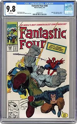 Buy Fantastic Four #348 Adams CGC 9.8 1991 4064317011 • 164.88£