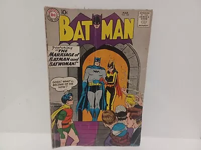 Buy Vintage 1959 Batman #122 The Marriage Batman And Batwoman Silver Age DC Comics  • 31.98£