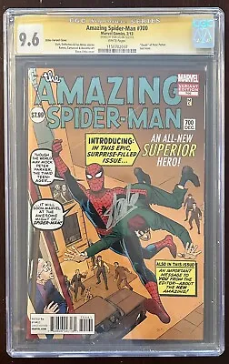 Buy The Amazing Spider-Man #700 Marvel CGC 9.6 Ditko Variant Stan Lee Signed • 946.11£
