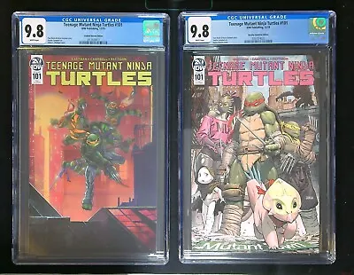 Buy TMNT #101 CGC 9.8 Retailer Incentive Variants IDW - Only 6 On The Census • 256.21£