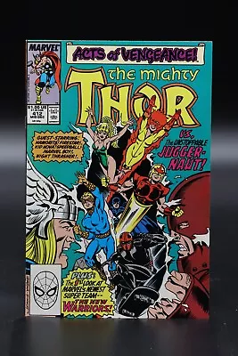 Buy Thor (1966) #412 1st Print Ron Frenz 1st Full App Of The New Warriors VF/NM • 14.39£