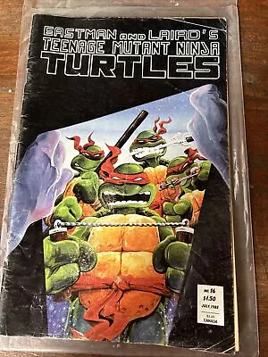 Buy COMIC - Eastman Laird Teenage Mutant Ninja Turtles No #16 July 1988 Mirage. • 10£