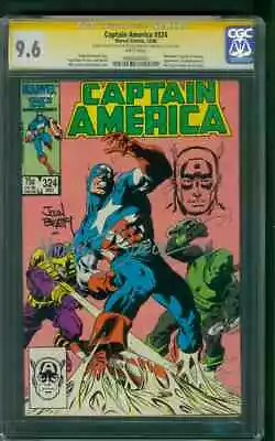 Buy Captain America 324 CGC 9.6 2XSS Mike Zeck Original Art Sketch 12/1986 1st Slug • 197.64£