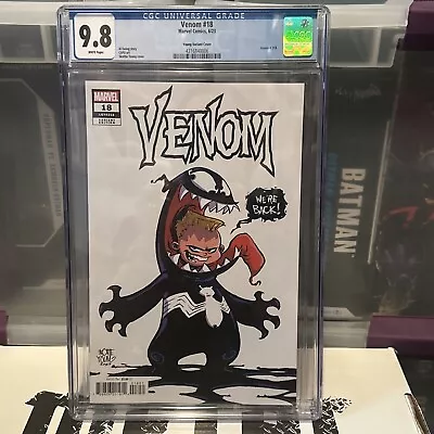Buy VENOM #18 CGC 9.8 Skottie Young Variant Cover Spider-Man Carnage Knull Marvel MT • 44.27£