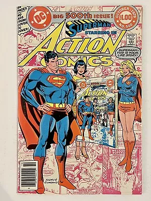 Buy Action Comics #500, 1979 Bronze Age, DC Comics Superman Anniversary Issue • 10.25£