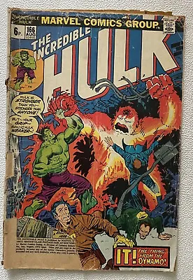 Buy Incredible Hulk #166 Key Issue First Appearance Of Zzzax Bronze Age Marvel 1973 • 15£