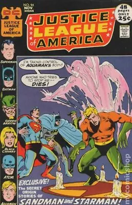 Buy Justice League Of America #94 GD/VG 3.0 1971 Stock Image • 12.79£
