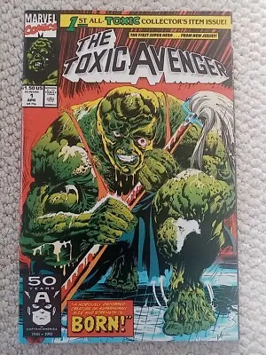 Buy The Toxic Avenger #1 1991 Marvel Comics First Comic Appearance VFC Movie Soon  • 23£