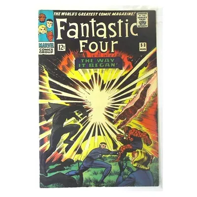 Buy Fantastic Four (1961 Series) #53 In Very Fine Minus Condition. Marvel Comics [i~ • 183.71£