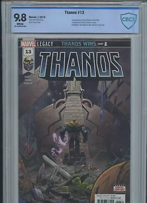 Buy Thanos #13 2018 CBCS 9.8 (1st App Of Frank Castle As Ghost Rider) • 138.36£