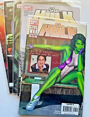 Buy =SHE-HULK=v2 #7, #20, #25, #28 ,#30 VF/NM Greg Horn Dan Slott 2006 Marvel Comics • 3.99£