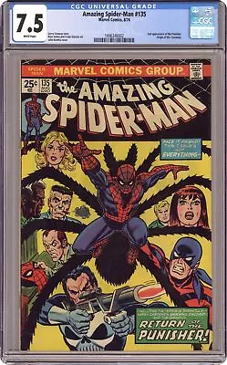 Buy Amazing Spider-Man #135 CGC 7.5 1974 1996346002 • 169.98£