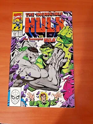 Buy Incredible Hulk 376 NM- / Grey Vs Green Hulk / 1st Agamemnon / (1990) • 15.98£