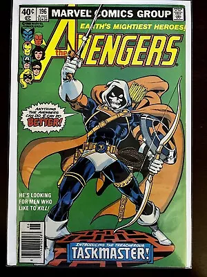 Buy The Avengers Marvel Comic #196 First Appearance Of The Taskmaster Newsstand • 91.94£