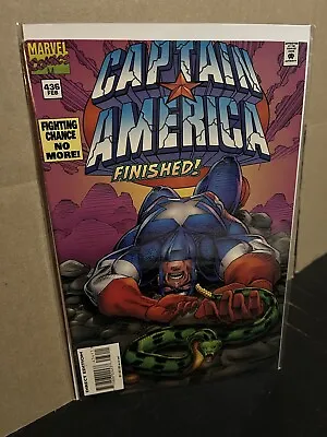 Buy Captain America 436 🔥1995 FINISHED!🔥Marvel Comics🔥NM- • 5.53£