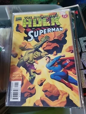 Buy Incredible Hulk Vs Superman #1 - Marvel & DC Comics Crossover One Shot 1999 NM • 22.39£