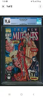 Buy New Mutants #98 Marvel 1991 Cgc 9.6 1st Appearance Deadpool Liefeld • 434.83£