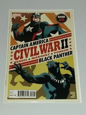 Buy Civil War Ii #6 Variant Nm (9.4 Or Better) Marvel Black Panther December 2016  • 9.75£