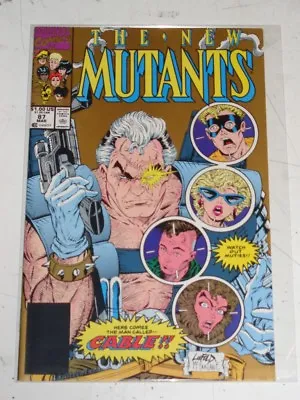 Buy New Mutants #87 Marvel Comics 1st App Cable 2nd Print Gold Cover March 1990 • 12.99£