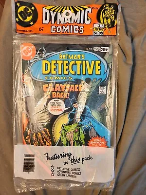 Buy DC Dynamic Comics 3 Pack C-7 Detective Comics 478 Green Arrow 106 Adventure 458 • 78.24£