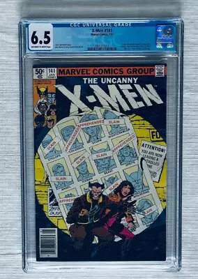 Buy X-men #141- Cgc 6.5- 1st Rachel- Marvel 1981- We Combine Psotage • 90.92£