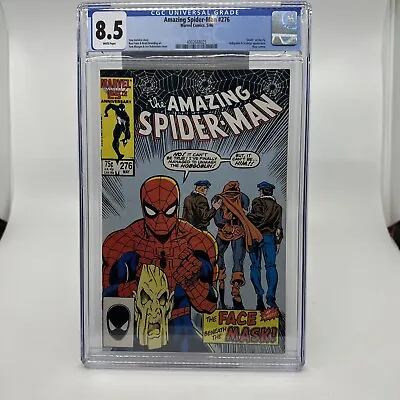 Buy Amazing Spider-Man #276 Vol 1 Comic Book - CGC 8.5 - Death Of Human Fly • 106.73£