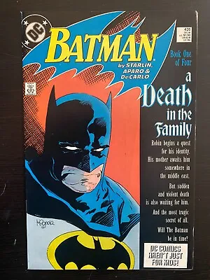 Buy DC Batman #426 SIGNED Jim Aparo A Death In The Family Book 1 Of 4 1988 • 90.88£