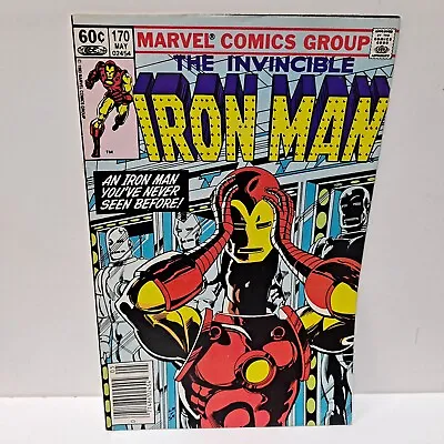 Buy Iron Man #170 Marvel Comics Newsstand VF/VF+ • 11.89£