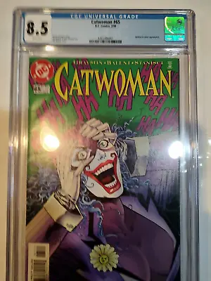 Buy Catwoman 65 1999 CGC 8.5 Joker Face Cover Batman • 53.76£