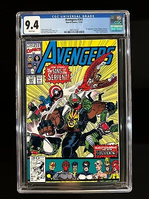 Buy Avengers #341 CGC 9.4 (1991) - 1st App Of Hate-Monger (Animus) - New Warriors • 23.74£