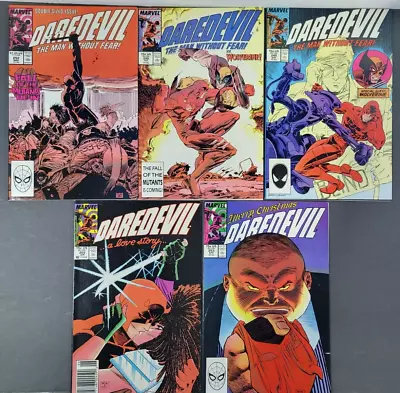Buy (5) Daredevil 248 - 255 Run Lot Marvel Comics 1987 249 252 253 255 Wolverine • 14.98£