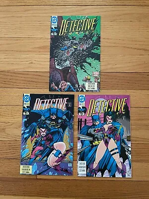 Buy Detective Comics  #652 #653 #654 DC Comics 1992  • 11.98£