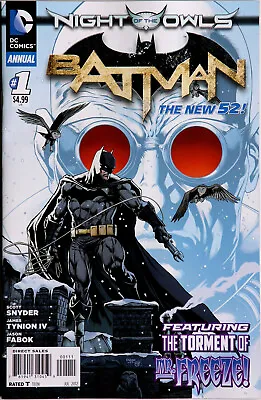 Buy Batman Annual #1 Vol 2 New 52 - DC Comics - S Snyder - J Tynion III - J Fabok • 14.95£